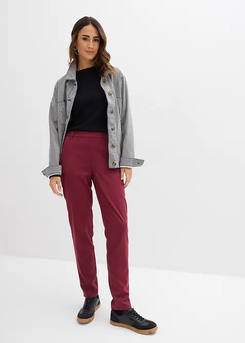 Pantaloni chino in misto viscosa, bonprix