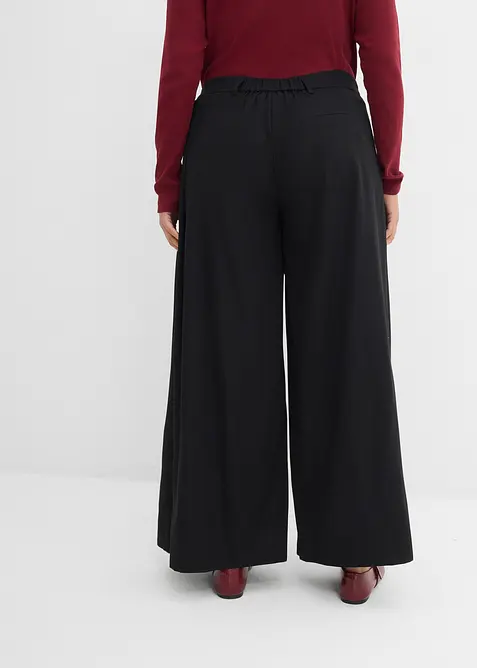 Pantaloni larghi con vita comoda, bonprix