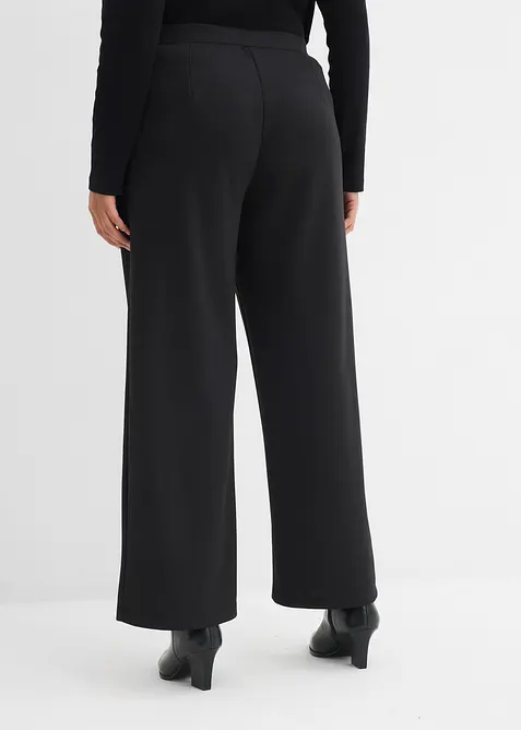 Pantaloni comodi in felpa fluida, bonprix