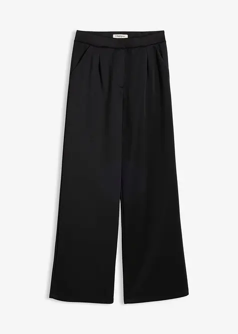 Pantaloni comodi in felpa fluida, bonprix