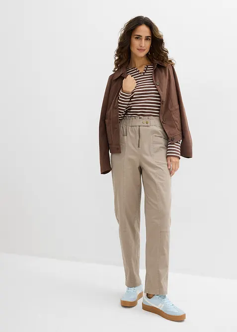 Pantaloni cargo in twill, bonprix
