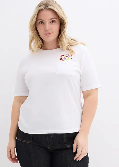 T-shirt in puro cotone biologico, bonprix