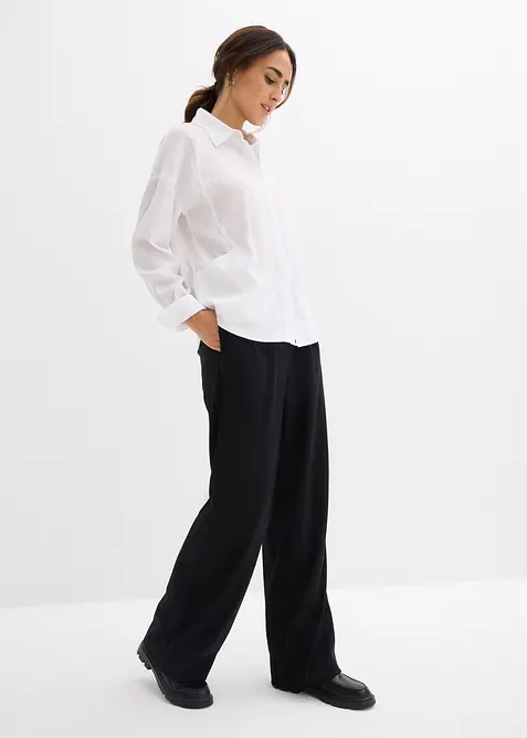 Camicia in misto viscosa, bonprix