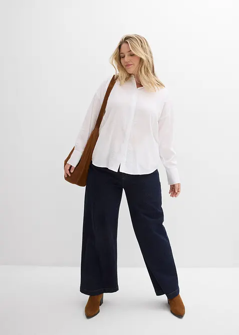 Camicia in misto viscosa, bonprix