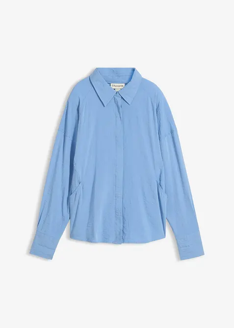 Camicia in misto viscosa con tasche, bonprix