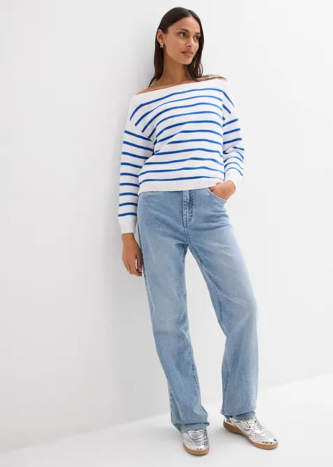 Maglione monospalla largo, bonprix