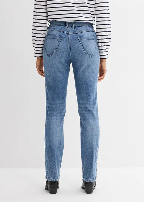 Jeans straight, vita alta, bonprix