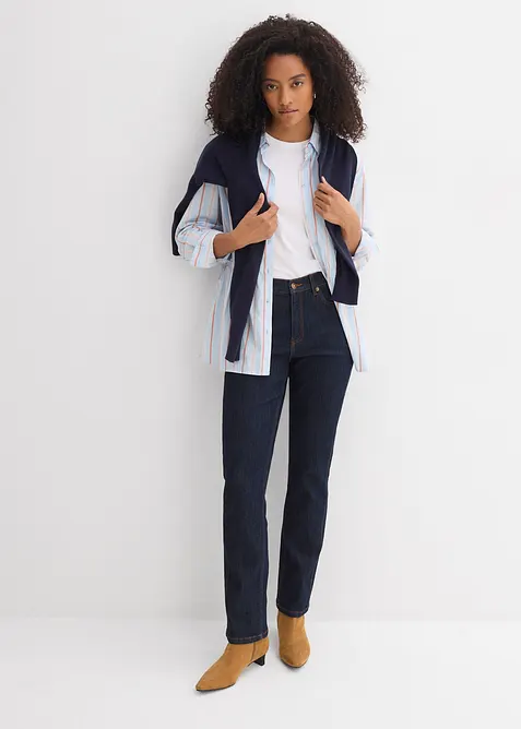 Jeans straight, vita alta, bonprix