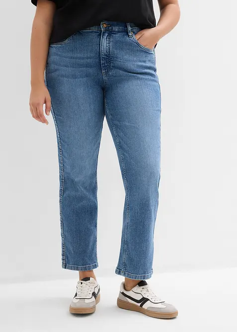 Jeans straight, vita alta, bonprix