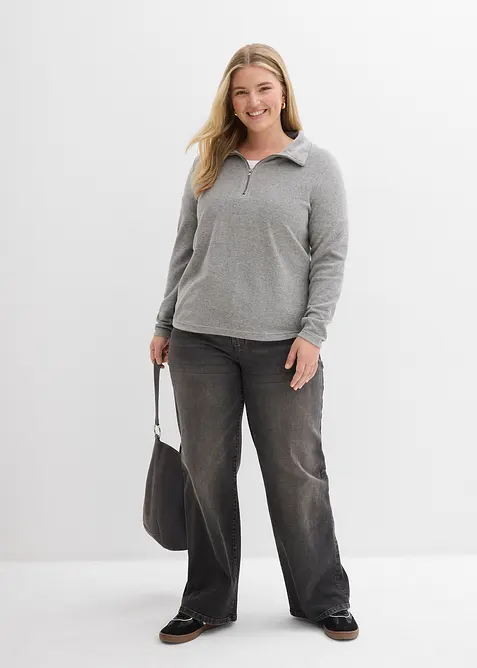 Maglia a maniche lunghe in spugna, bonprix