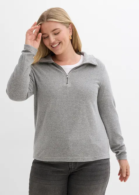 Maglia a maniche lunghe in spugna, bonprix