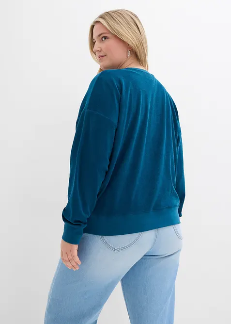 Maglia in spugna a maniche lunghe, bonprix