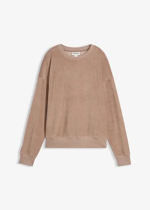 Maglia in spugna a maniche lunghe, bonprix