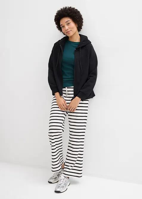 Pantaloni in felpa di puro cotone biologico, bonprix