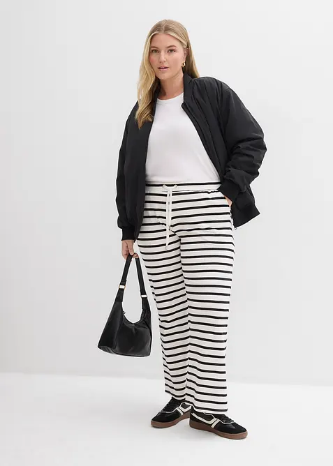 Pantaloni in felpa di puro cotone biologico, bonprix