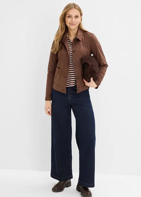 Giacca in similpelle scamosciata, bonprix