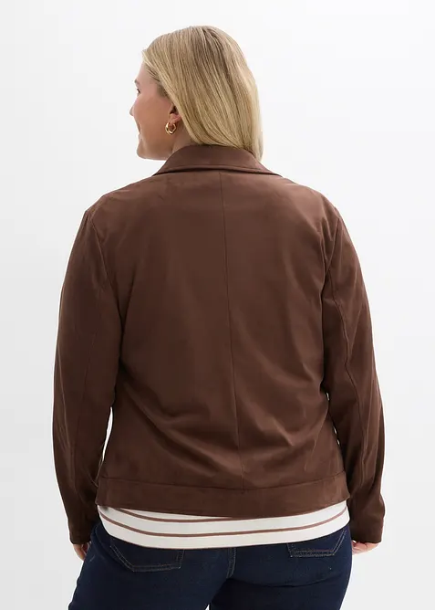 Giacca in similpelle scamosciata, bonprix