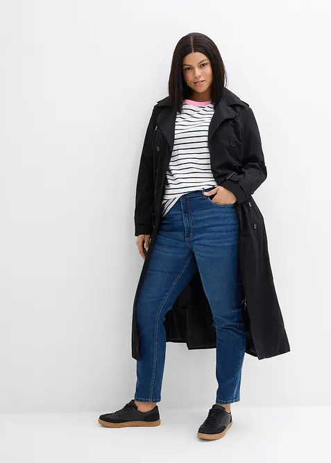 Jeans skinny con elastico in vita, vita alta, bonprix