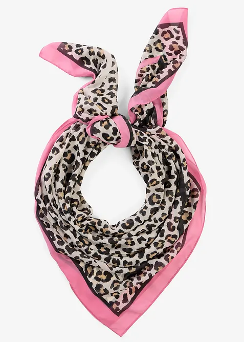 Foulard con stampa leopardata, bonprix