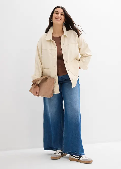 Giacca-camicia di jeans, bonprix