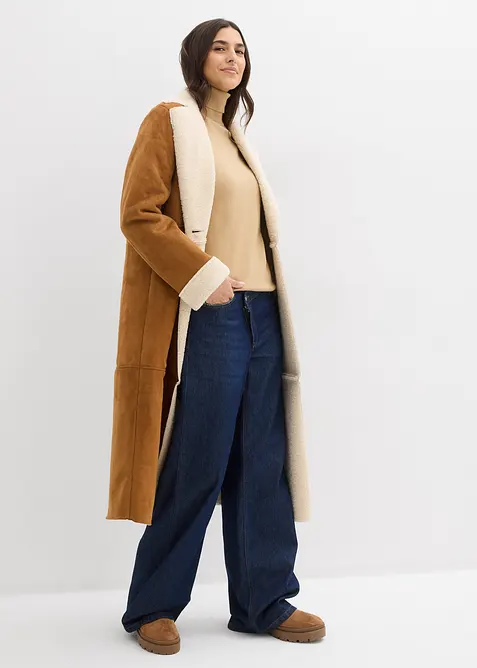 Maglione a collo alto in filato fine, bonprix