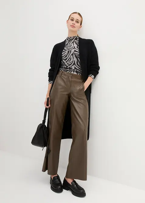 Maxi cardigan con fibra di alpaca, bonprix