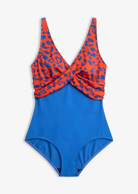 Costume intero con effetto incrociato, bonprix