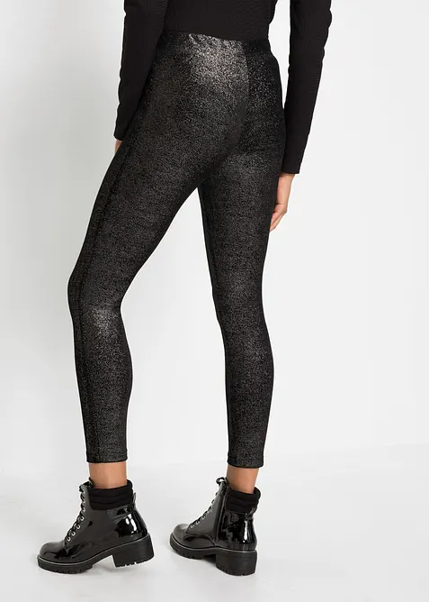 Leggings in velluto glitterato, bonprix