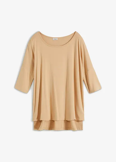 Maglia boxy in misto viscosa morbido, bonprix
