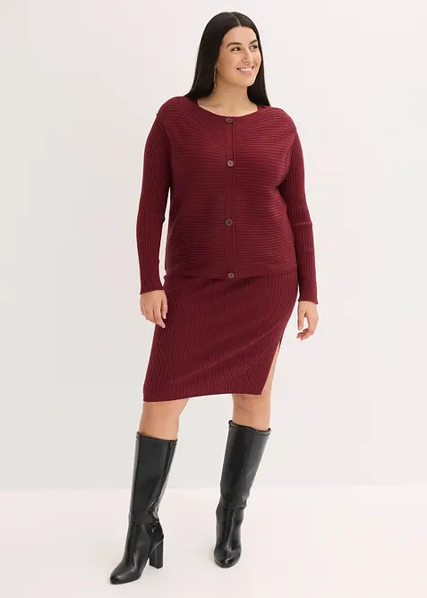 Abito in maglia e gilet (set 2 pezzi), bonprix