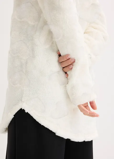 Maglia pigiama oversize con motivo a cuoricini, bonprix