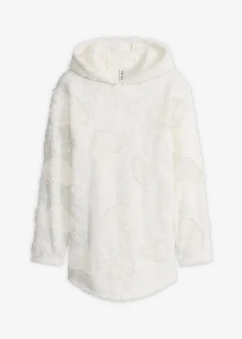 Maglia pigiama oversize con motivo a cuoricini, bonprix