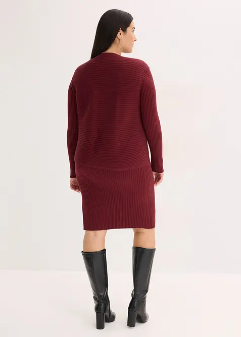 Abito in maglia e gilet (set 2 pezzi), bonprix