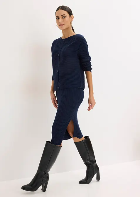 Abito in maglia e gilet (set 2 pezzi), bonprix