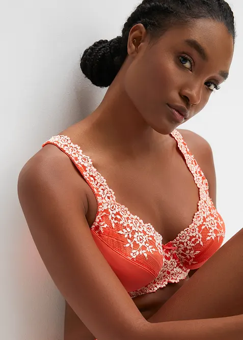 Reggiseno con ferretto e pizzo delicato (pacco da 2), bonprix
