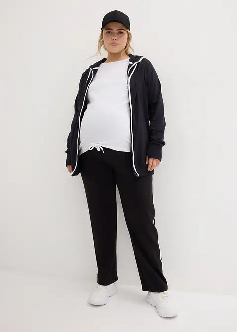 Pantaloni pr&eacute;maman in felpa (pacco da 2), bonprix