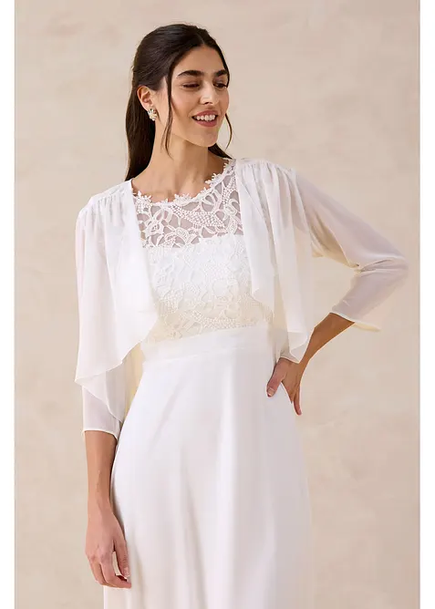 Bolero in fine chiffon, bonprix