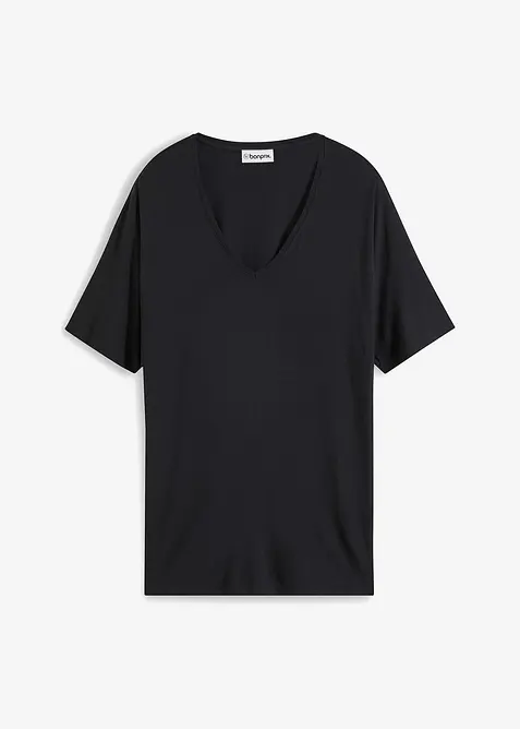 Maglia lunga in misto viscosa, bonprix