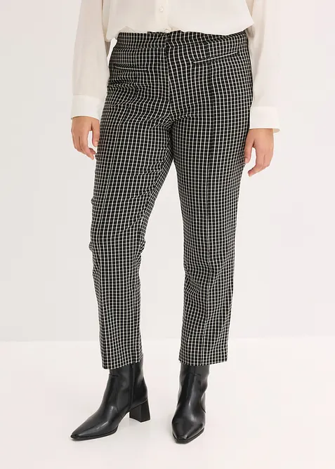 Pantaloni in bengalina con elastico in vita, bonprix