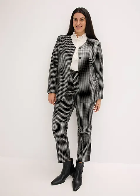 Pantaloni in bengalina con elastico in vita, bonprix