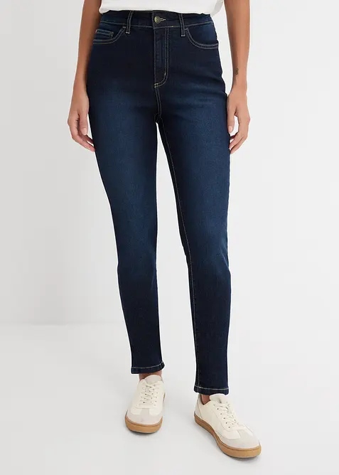 Jeans skinny elasticizzati, vita alta, bonprix