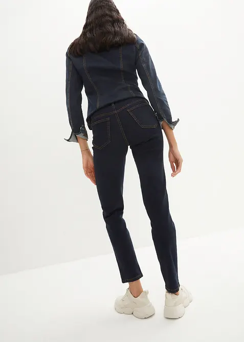 Mom jeans lunghi, vita media, bonprix