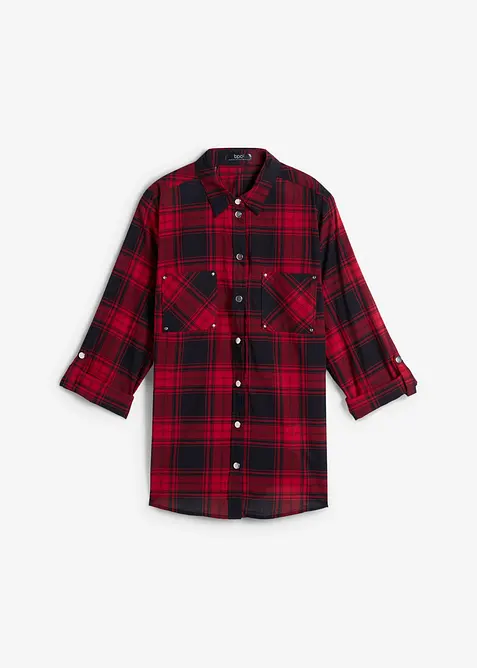 Camicia a quadri in puro cotone, bonprix