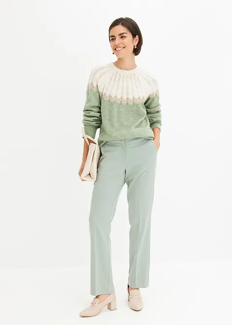 Maglione traforato, bonprix