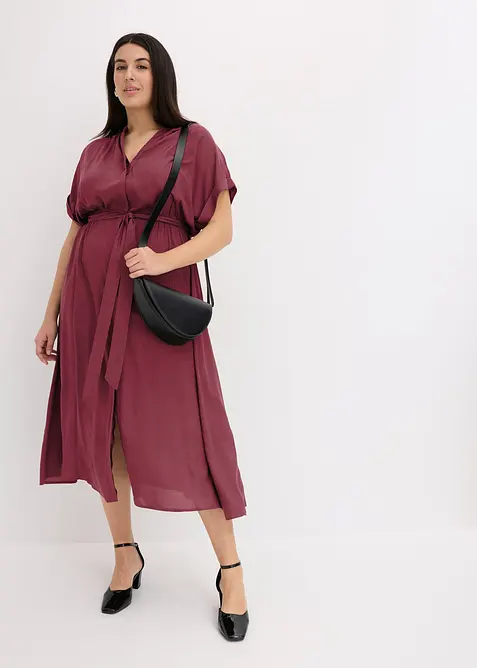 Abito chemisier in viscosa fluida, bonprix