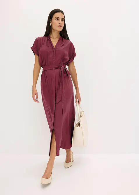 Abito chemisier in viscosa fluente, bonprix