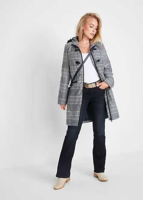 Jeans elasticizzati bootcut, vita media, bonprix