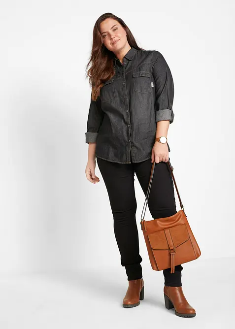 Jeggings termici, vita media, bonprix