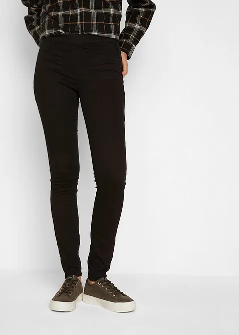 Jeggings termici, vita media, bonprix