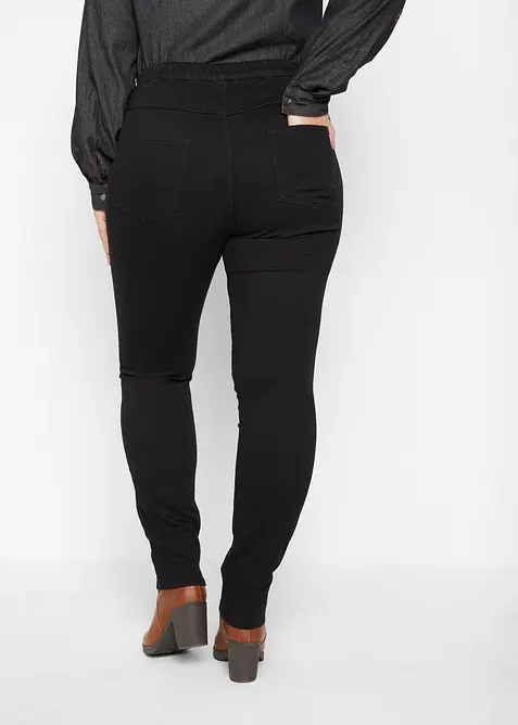 Jeggings termici, vita media, bonprix